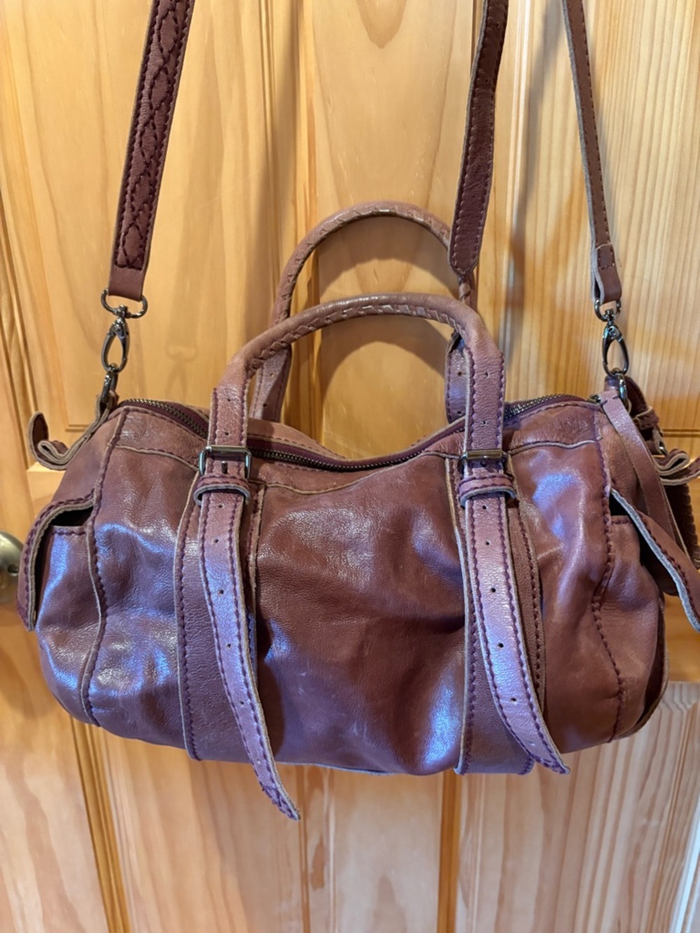 Isabella Fiore leather handbag brown - Picture 2 of 16